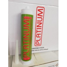 Герметик ТМ "PLATINUM"U універсальний  білий, 290мл (24шт)