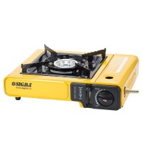 Плита газовая одноконфорочная с пьезоподжигом и адаптером (кейс)