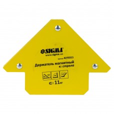 Магніт для зварки стріла 11кг 75×65мм (45,90.135°) SIGMA (4270311)