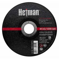 Круг відрізний для металу + нерж Hetman 41 14А 125х1.2х22.23 (HMCD1252212)