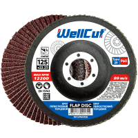 Круг лепестковый торцевой 125 * 22,2 Т27 WellCut P 120