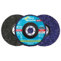 Круг шлифовальный из нетканого материала NOVOABRASIVE 125х22,23 мм, черный