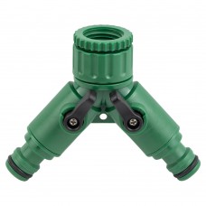 Кран розподільний з адаптерами 1/2" 2-а виходу в/р 1/2"×3/4" GRAD (5016885)