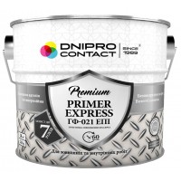 Грунтовка ГФ-021 ЕПI "Dnipro Contact" EXPRESS сіра 2,8 кг