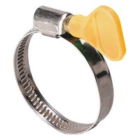 Хомут черв'ячний нержавіючий з метеликом 9мм Ø12-22мм 25шт