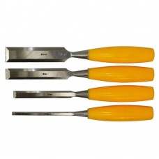 набор стамесок 4шт (6,12,18,25мм) пластиковая ручка