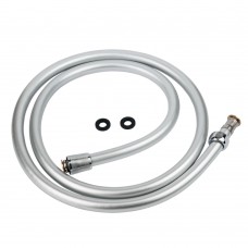 Шланг для душа 1/2" PVC 3-х шаровий сріблястий 150см TAU XB-0483