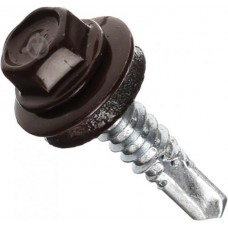Гвинт покрівельний Strong ТЕХ-HF 4,8/35 RAL 8017 шоколад (250шт/уп.) *УКТ ЗЕД 7318 15 90 90