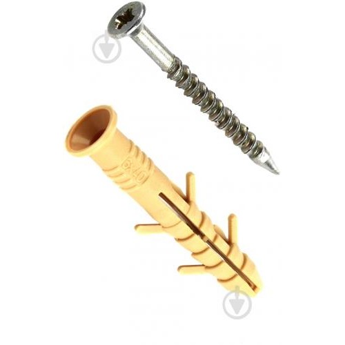 Дюбель Strong 6х60 (потай) ПЕ швидкого монтажу (100шт) - поліетилен