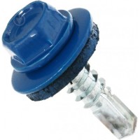 Гвинт покрівельний StrongТЕХ-HF 4,8/35 RAL 5005 синій (250шт/уп.)