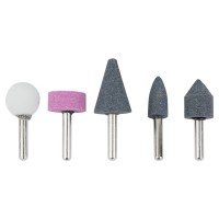 Набір головок шліфувальних 5шт хвостовик Ø6мм