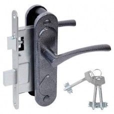 Замок дверний Омега ЗВ9.2-01 срібло