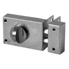 Замок накладний Омега ЗН1.2Р срібло