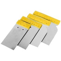 Набор шпателей нержавеющих без рукоятки 50, 80, 100, 120мм