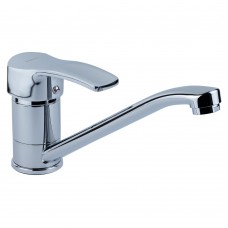 Смеситель MD Ø40 для кухни гусак прямой 250мм на гайке Aquatica