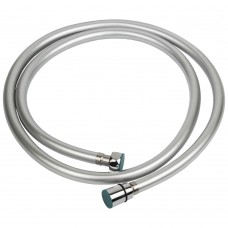 Шланг для душа 1/2" PVC 3-х шаровий з підшипником сріблястий 150см AQUATICA XB-0173