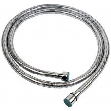 Шланг для душа 1/2" SS посилений хромований розтяжної з підшипником 150-210см AQUATICA XB-6153