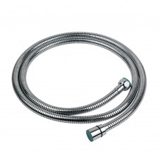 Шланг для душа 1/2" SS хромований розтяжний з підшипником 150-210см AQUATICA XB-8153