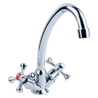 Смеситель VN ½" для кухни эконом на шпильке Tau (VN-2B160C)