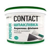 Шпаклівка акрилова фінішна "CONTACT" 4 кг
