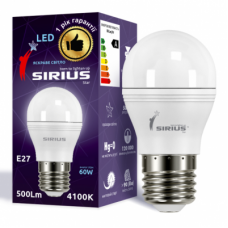 G-лампа LED G45 6W-4000K-E27 (10 шт!)