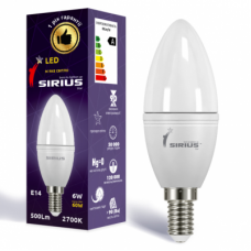 G-лампа LED С 37Т 8W-4000K-E14 (10 шт!)