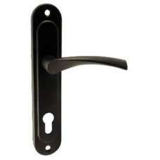 Ручка на планці Аріко Чорна 55мм