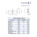Цилиндр Vanger YM-80(35/45C)-C-CR (UA)