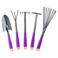 набор посадочный из 5-ти предметов полая ручка (ABS) Grad