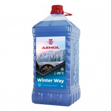 Рідина склоомиваюча AZMOL Winter Way синя (пет пляш. 4 дм3, 0,0036)