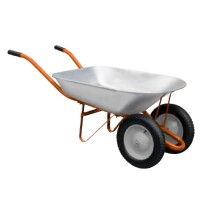 Тачка строительная двухколесная 78л 170кг колесо 13" FLORA (5056604)