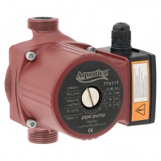 Насос циркуляційний 100Вт Hmax 6м Qmax 75л/хв Ø1 1/2" 180мм+гайки Ø1" AQUATICA