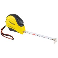 Рулетка магнитная обрезиненная с автостопом 5м×19мм KRONOR