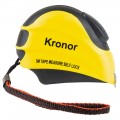 Рулетка магнітна обгумована з автостопом 5м×19мм KRONOR