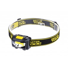 Ліхтар налобний MASTERTOOL 3 режими 59х41х32 мм ABS (94-0811)