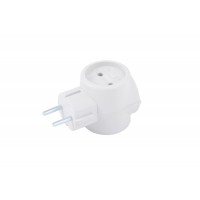 Трійник електричний ГОСПОДАР 250 В 10 А білий (94-0003)