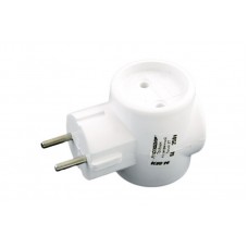 Трійник електричний ГОСПОДАР 3Т білий (94-0074)