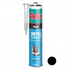 Герметик поліуретановий (авто) AKFIX P645 310 мл/400 г чорний (AA103)