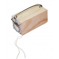 Мишоловка-норка ГОСПОДАР 35х35х80 мм одинарна дерев'яна (92-0311)