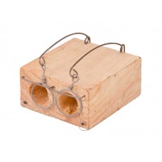 Мишоловка-норка ГОСПОДАР 80х40х80 мм подвійна дерев'яна (92-0312)
