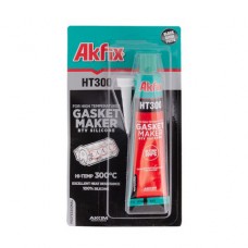 Силікон термостійкий RTV AKFIX HT300 тюбик 50 мл чорний (SA113)