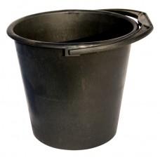 Ведро пластиковое черное 10л (92-0237)