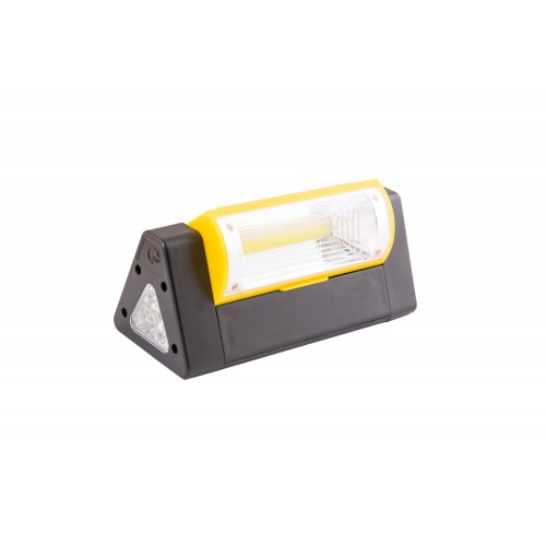 Ліхтар магнітний з регулюванням нахилу бічного світла MASTERTOOL 125х52х52 мм 6xLED+COB LED (94-0809)