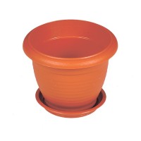 Горшок цветочный "РИМ" Ø 28 см коричневый (92-8028)