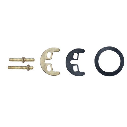 Смеситель MJ Ø40 для кухни гусь прямой 250мм на шпильке AQUATICA (MJ-2B229C)