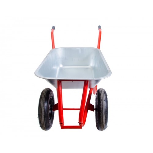 Тачка садово-строительная двухколесная MASTERTOOL 100 л 230 кг (79-9854)