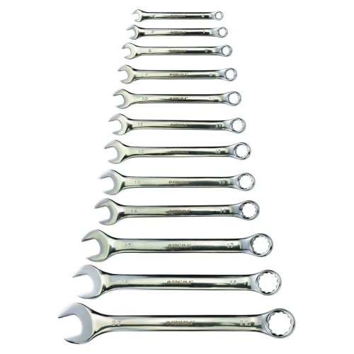 Ключи рожково-накидные 12шт 6-22мм CrV polished SIGMA (6010431)