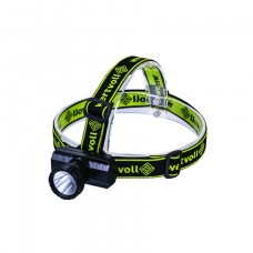 Ліхтар налобний WERTVOLL 3 режими LED IP44 Li-ion 600 mAh/t 8000 K/90 lum ABS (RX-8011)