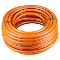 Шланг для поливу Янтар 3 шари армований ½" FLORA 50м