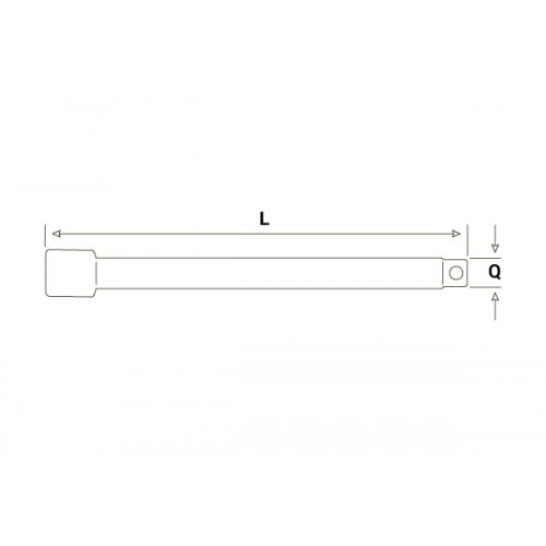 Подовжувач 1/4" 102мм CrV ULTRA (6055092)